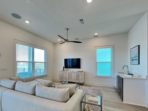 Living Area - TV and Wet Bar - First Floor