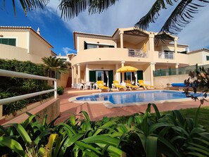 Gorgeous 2-bedroom semi-detached split-level villa with private pool and garden