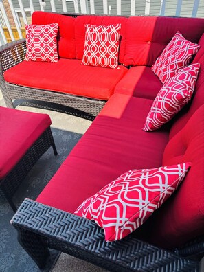 Cozy balcony to hang out with your friends and family.