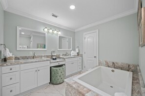 Renovated Master Bathroom #1....Enjoy Spa Luxury!