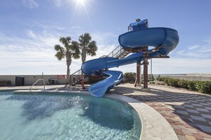 Water slide at the Oasis
