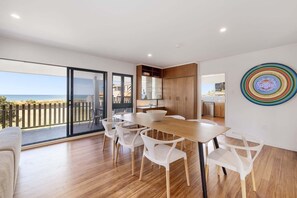 Spacious dining area