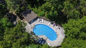 1 of the 3 pools for my guests to visit for free - Little Bit off Sunshine