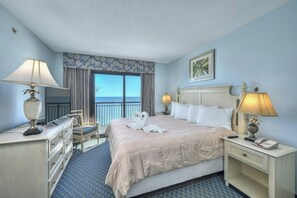 Wake up and walk out onto the balcony. Just look at that view! Fabulous!