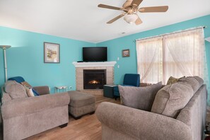 Living Room - Fireplace