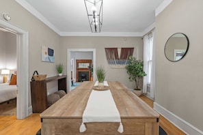 Large dining table