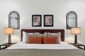 Bedroom with King Bed + Premium Bedding!