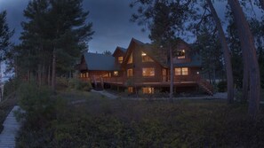 Lake side view of the lodge