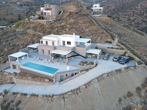 Then villa with a large terrace