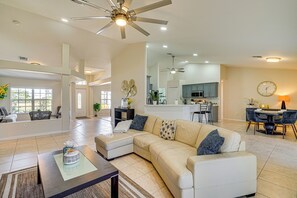 Living Area | Dining Area | Kitchen