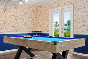 Whether you prefer pool, cards, or video games – this home has it all! #GameOn