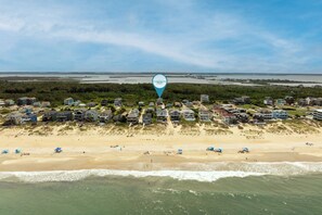 SNH174: Twisted Pelican | Aerial View -Distance to the Beach Access