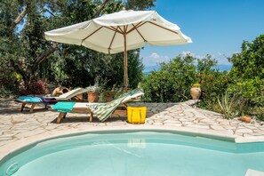 Pool and sun loungers