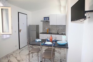 Kitchen and dining area