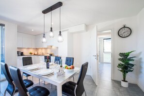 Kitchen and dining area