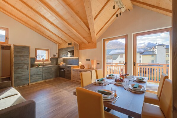 Living and dining room