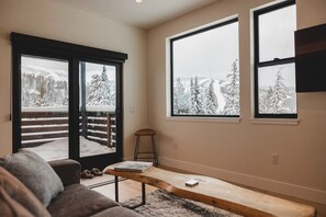 Views of the slopes from the living room