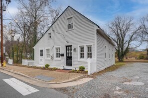 Property Exterior | Furnished Deck | 2-Story Home