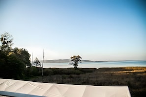 Blick von der Unterkunft