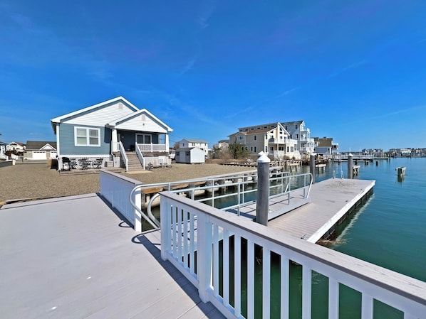Boat Slip off Fishing Pier