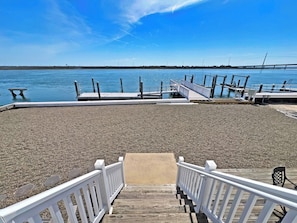 Steps to Boat Slip and Fishing Pier