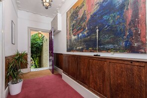 View of the hallway looking towards the entrance.