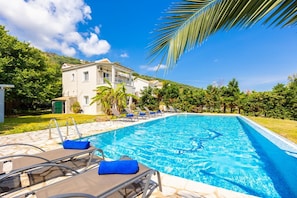 Beautiful villa with private pool, terrace, and garden with sea views