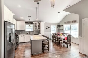 Kitchen and Dining Area