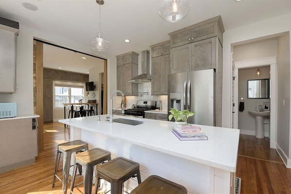 Updated kitchen with Stainless Steel Appliances