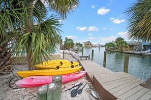 Kayaking in the cove! 