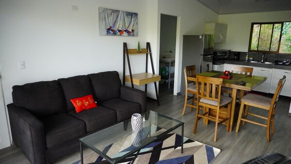 Livingroom with sofa bed