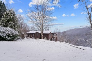 The Wydown House with a Winter Dusting