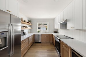 Fully stocked remodeled kitchen