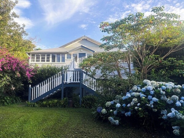 Historic home front stairway