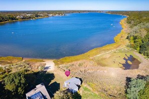 What a spot! Views all the way down Town Cove