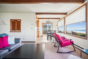 Living Room looking into Dining Area at Falcon Getaway