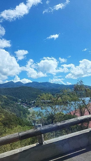 Blick von der Unterkunft