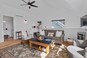 Living Room- The couch turns into a bed.