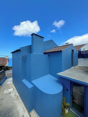 back side of the house, are for BBQ