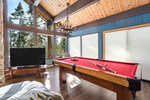 Furniture, Table, Indoors, Pool Table, Room