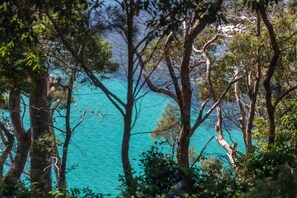 Turquoise waters from the rear Patio