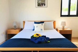 Bedroom 1. Downstairs bedroom ready to welcome you to stay