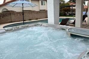 Relax in our amazing HOT TUB!!