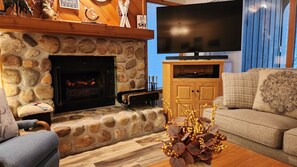 Fireplace and Smart TV