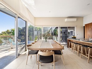 Dining area and Garden view