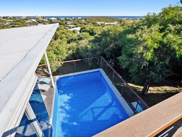 Second floor Balcony/Terrace Pool and Ocean view