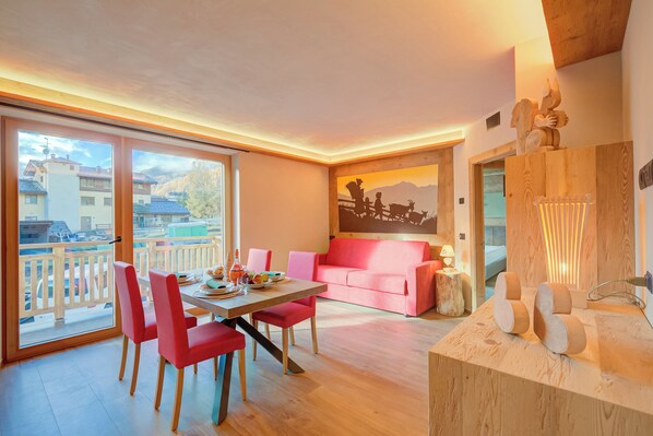 Living and dining room
