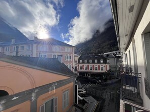 Blick von der Unterkunft
