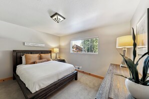 Bedroom 2 with Queen bed and plenty of clothing storage