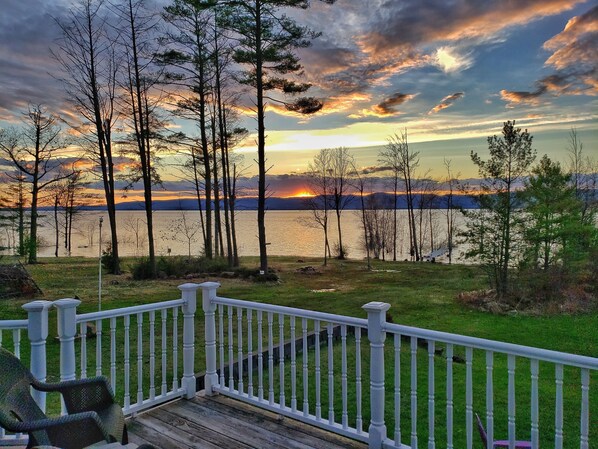 Spectacular Sunsets right from your deck!